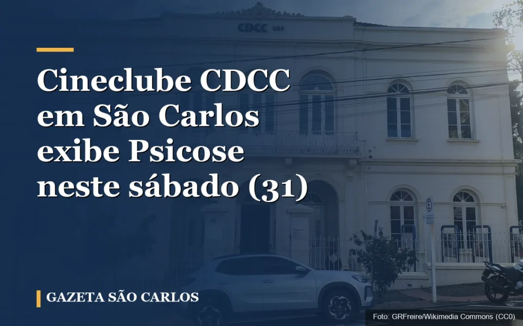 Cineclube CDCC em São Carlos exibe Psicose neste sábado (31)