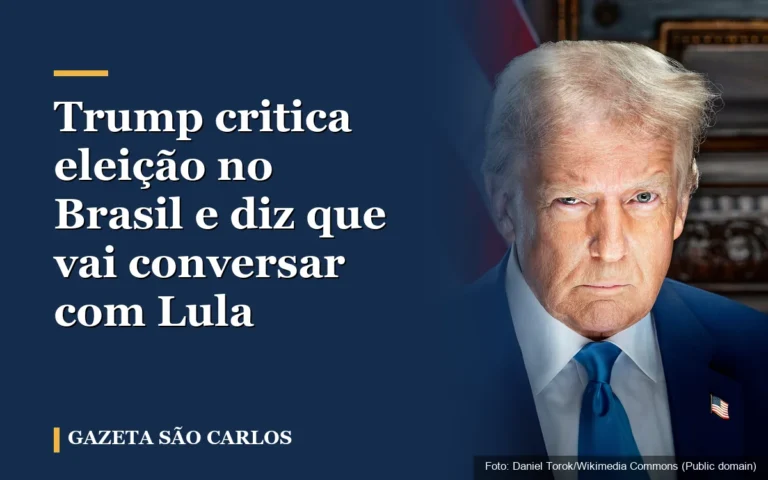 Trump critica eleição no Brasil e diz que vai conversar com Lula