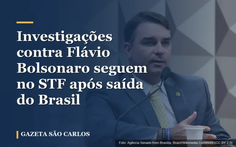 Investigações contra Flávio Bolsonaro seguem no STF após saída do Brasil
